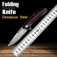 Damascus Steel Folding Knife Outdoor Survival Knife Lifesaving Portable Fruit Knife Self-Defense Knife Camping Knife Fixed Knife 2024 - buy cheap