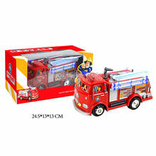 FIREMAN SAM Toy Truck Fire Truck Car With Music LED KIDS Toy Educational Electronic Toys Color Box 2024 - buy cheap