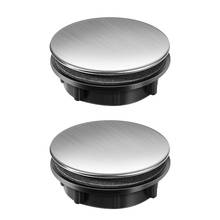 STOBOK 2pcs Kitchen Faucet Hole Cover Stainless Steel Kitchen Sink Tap Hole Cover Soap Dispenser Hole Cover Home (25-30mm Hole) 2024 - buy cheap