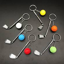 10Pcs Mini Golf Club Ball Pendants Keychains Keyrings Sporting Goods Sports Gift For Fans Souvenirs Ornaments Golf Supplies 2024 - buy cheap