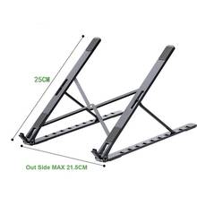 Soporte plegable de aluminio para ordenador portátil, accesorio ajustable para escritorio, 7-15 pulgadas 2024 - compra barato