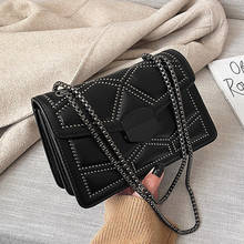 Vintage Small Rivet Flap Chain Shoulder Messenger Crossbody Bags Women Handbags Fashion Ladies Clutch Casual Totes Female Purse 2024 - buy cheap