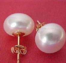Free Shipping   perfect AAA+++ 10-11mm natural south sea white pearl earrings 2024 - buy cheap
