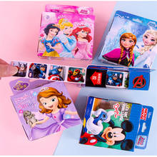 200pcs/box Disney Cartoon Stickers Disney Frozen Elsa and Anna Princess Sofia Mickey Children Removable Stickers Toys For Kids 2024 - buy cheap