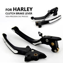 Motorcycle Adjustable Brake Clutch Levers For Harley Sportster XL883 XL1200 Touring Street Glide Special FLHXS FLHX FLHTK FLHTCU 2024 - buy cheap