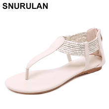 SNURULAN women's sandals in a restrained style; Artificial snake; sandals with straps at the ankle on a flat sole; Roman-style 2024 - buy cheap
