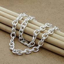 High Quality Silver Color Chain Necklaces Jewelry Wholesale For Woman Men Necklaces 2024 - buy cheap