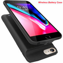 5000 Mah For iPhone 6 Plus 6s 7 8 Plus Charger Case Wireless charging Smart Power Bank For iPhone 7 8 plus Battery Case 5.5 2024 - buy cheap