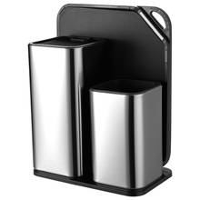 Multifunctional Knife Stand Storage Bucket Stainless Steel Knife Holder Cutting Board Chopsticks Storage Kitchen Tool Supplies 2024 - buy cheap