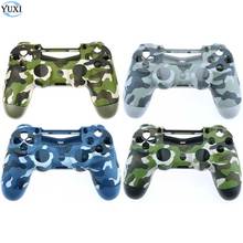 YuXi-carcasa completa de camuflaje, cubierta frontal y trasera para mando de Playstation 4, Dualshock 4, PS4 Pro Slim, JDM, JDS, 040 2024 - compra barato