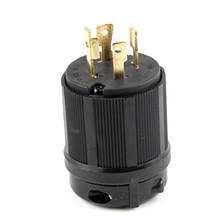 Black UL 30A 250V NEMA L15-30P Industry twist lock power plug L15-30R US panel Receptacle Connector Male female Wired socket 2024 - buy cheap