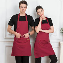 Webbing Apron Restaurant Chef Cozinha Work Wear Men Women canteen Home Kitchen Cooking Uniforms Waiter Waitress Hanging neck 2024 - buy cheap