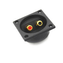 Round Spring Cup Subwoofer Plug Car Stereo Terminal Connector Speaker Box 2024 - buy cheap