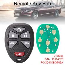 KOBGT05A-llave remota de entrada sin llave para coche, dispositivo con 6 botones, 315Mhz, compatible con Chevrolet Uplander 2005, 2006, 2007, 2008, 2009 2024 - compra barato