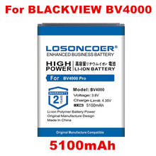 LOSONCOER 5100mAh BV4000 Mobile Phone Batteries For Blackview BV4000 BV4000 Pro Battery 4.7inch MTK6580A 2024 - buy cheap
