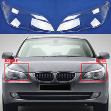 Car Front Headlight Cover For BMW 5 series E60 E61 530i 520i 523i 525i 2002-2009 Lampshade Headlamp Head light glass Shell Caps 2024 - buy cheap