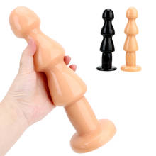 Ikoky plugue anal flexível, plugue anal grande de silicone, tamanho grande, plugue anal expansor para bunda, brinquedos sexuais para mulheres e homens 2024 - compre barato