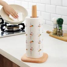 NEW Kitchen Wooden Roll Paper Towel Holder Bathroom Tissue Toilet Paper Stand Napkins Rack Home Table Tool Accessories 2024 - buy cheap