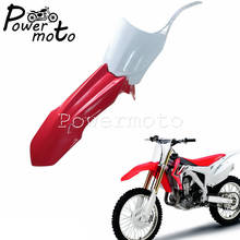 Para-lamas dianteiro de motocicleta para honda crf450r 250r 2004-2011, placas para nome, offroad, mx, dirt bike 2024 - compre barato