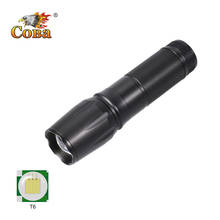 COBA flashlight led zoomable T6 torch waterproof aluminum alloy tactical flash light 18650 flash lamp 3 modes unique products 2024 - buy cheap