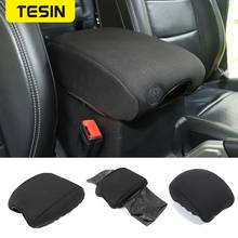 TESIN Armrests Pad for Jeep Wrangler JL 2018 Up Car Seat Armrest Box Pad Cover Storage bag for Jeep Wrangler JL Car Accessories 2024 - buy cheap