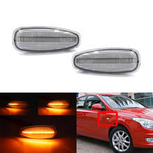 2x Fits For Hyundai I30 MK1 Elantra Touring Azera Grandeur For Kia Ceed MK1 Canbus Front Led Dynamic Amber Side Marker Lights 2024 - buy cheap