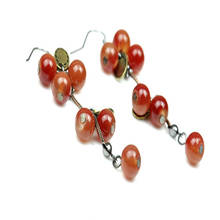 Fashion Sweet Jewelry For Women Korean Pop Red Cherry Cute Earring Wholesale simple and elegant earring 2024 - buy cheap