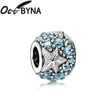 Octbyna популярный синий кристалл морская звезда бусины и океан раковина кулон подходит Pandroa браслет ожерелье для женщин Изготовление ювелирных изделий подарок 2024 - купить недорого