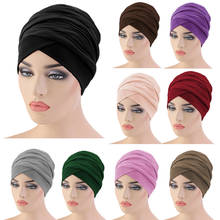 Muslim Women Hijab Turban Tube Hair Loss Long Tail Headwrap Islamic Headwear Indian Strech Headscarf Wraps Bandana Bonnet Cover 2024 - buy cheap