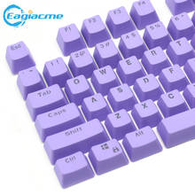 PBT OEM RGB Keycaps For Gaming Mechanical Keyboard Cherry MX Switch Keyboard 104 Keys Double Color Injection Keycaps Transparent 2024 - buy cheap