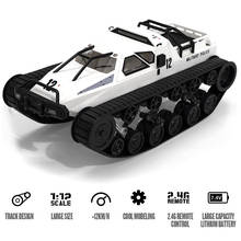 Tanque eléctrico de oruga a Control remoto, juguete de vehículo blindado con rotación de 1/12 °, 2,4 GHz, 20 minutos de tiempo de juego 2024 - compra barato