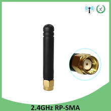 5pcs 2.4 GHz WiFi Antenna 2dBi Aerial RP-SMA Male Connector 2.4ghz antena wi fi antenne For Wireless Router Wifi Booster 2024 - buy cheap