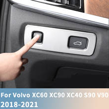 For Volvo XC60 XC90 XC40 S90 V90 2018 2019-2021 Stainless Steel Car Headlight Switch Sequin Headlight Adjust Cover Trim Sticker 2024 - buy cheap