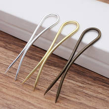 10 pcs 64 mm Copper Hair Sticks DIY Accessories Hair Pin & Needles Setting For Jewelry Making 2024 - buy cheap