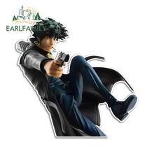 Earlfamily-adesivo para automóveis, 13cm x 12.5cm, para cowboy, bebop, amortecedor, desenho, decalque, oclusão de arranhão, à prova d'água 2024 - compre barato