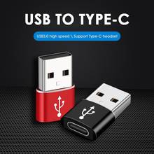 Переходник Mini Type-C «Мама»-«папа» USB 3,0 для передачи данных и зарядки OTG 2024 - купить недорого