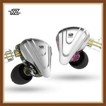 KZ ZSX 5BA+1DD Hybrid In Ear Earphone IEM 6 Driver Unit HIFI Earbuds Monitor Sports Auriculares Earbud Stage 2Pin ZS10 Pro AS10 2024 - buy cheap