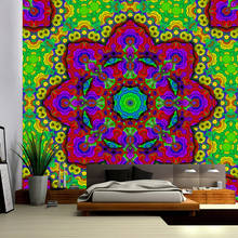 Mandala tapestry wall hanging Boho decorative wall cloth tapestry psychedelic Hippie Boho Tapestry Wall Tapestry 2024 - buy cheap