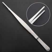 20cm/30cm Long Barbecue Food Tong Stainless Steel Straight Tweezer Toothed Tweezer Home Medical Garden Kitchen BBQ Tool Hot 2024 - buy cheap