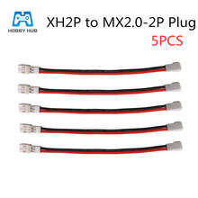 Piezas de adaptador XH2P a enchufe de MX2.0-2P para Wltoys V911-1, V911, V911-2, H36, F929, F939, E010, Cable de conversión de cargador equilibrado, 5 uds. 2024 - compra barato