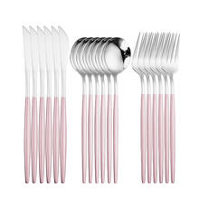 Tableware Silverware Cutlery Set Western Knife Fork Spoon Flatware Set Stainless Steel Cutlery Fork Spoon Knife Dinnerware Set 2024 - buy cheap