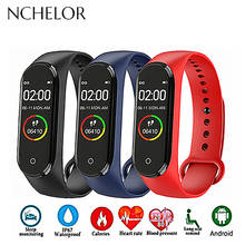 New M4 SmartBand Heart Rate Blood Pressure Monitoring Watches Sport Health Tracker Bracelet Waterproof Smart Watch for Women Men 2024 - buy cheap