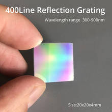 20x20 мм K9 оптическая стеклянная плоская Лазерная отражающая решетка Спектрограф компонент Дифракционный измельчитель волны 500 нм 2024 - купить недорого