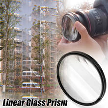 Prisma de vidrio lineal de 72mm de diámetro interior, filtro de cámara de primer plano, accesorios de película y televisión SLR, accesorios de fotografía 2024 - compra barato