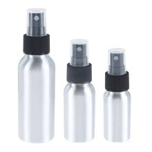 Botella de aluminio con pulverizador para ratones, botella de viaje con recarga de aluminio de niebla fina, de aceite esencial, buena cosa, 30/50/100ml, 1 ud. 2024 - compra barato