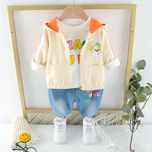 Roupas de bebê de desenho animado para outono, primavera, roupas para meninos, jaqueta esportiva, calças, 3 tamanhos, conjunto de agasalho de 0-5 anos 2024 - compre barato