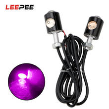 LEEPEE 1 Pair Motorcycle Taillight Eagle Eye LED Turn Signal Lamp Motorcycle License Plate Light Turn Indicators Universal 2024 - buy cheap