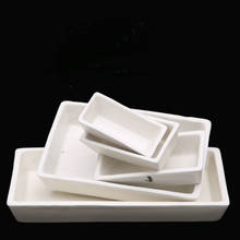 3pcs/5pcs Opening Porcelain Combustion Boat Porcelain of the Ark Porcelain Boat for Labratory Chemical Experiment 2024 - buy cheap