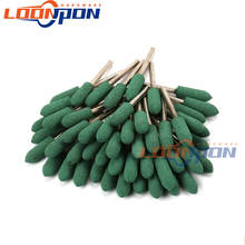 Rubber Grinding Head Shank 3mm Mounted Point Polishing Burr Bit for Mould Polishing Rotary Tools 100Pcs Bullet Type 2024 - buy cheap