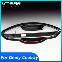 Vtear For Geely Coolray sx11 exterior door handle cover car door Bowl chrome styling frame trim body decoration accessories part 2024 - buy cheap